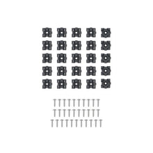Load image into Gallery viewer, Install Bay IBCTKIT75 100-Piece 8GA to 4GA Modular Cable Management Clamp Set