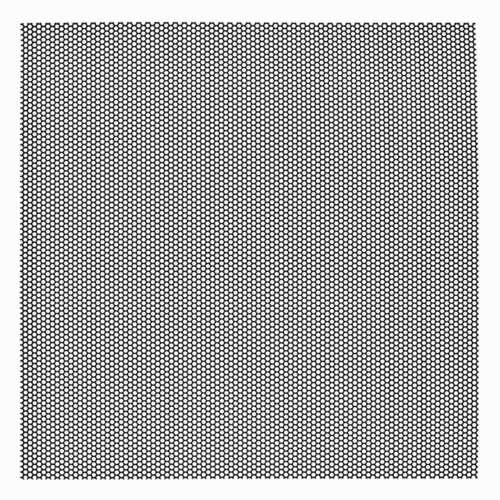 Install Bay IBGMHC18 Metal Mesh Grille Material - Honeycomb Hex Pattern