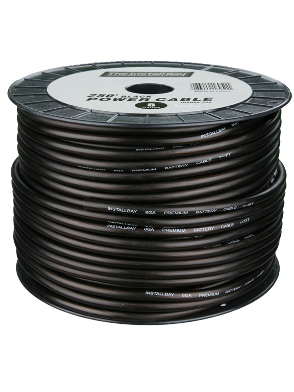 Install Bay IBGN08-250 CCA Value Line Power Cable 8 Gauge - 250 Feet