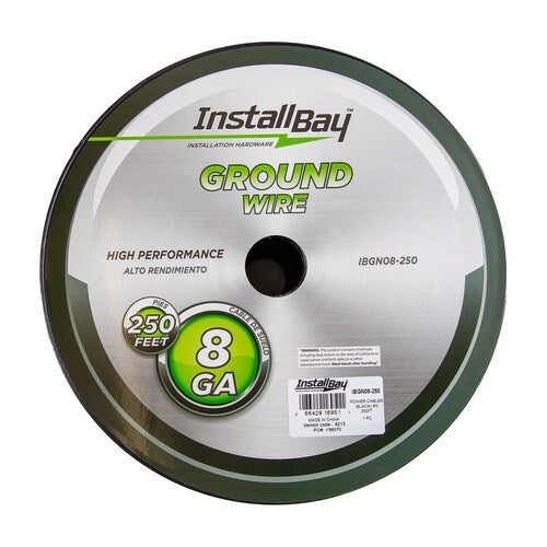 Install Bay IBGN08-250 CCA Value Line Power Cable 8 Gauge - 250 Feet
