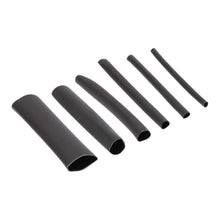 Load image into Gallery viewer, Install Bay IBHST62AB 62 Pc Dual Wall Heat Shrink Tubing Kit - 4in Assorted 3:1 Black