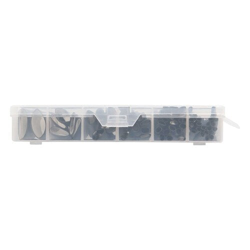 Install Bay IBHST62AB 62 Pc Dual Wall Heat Shrink Tubing Kit - 4in Assorted 3:1 Black