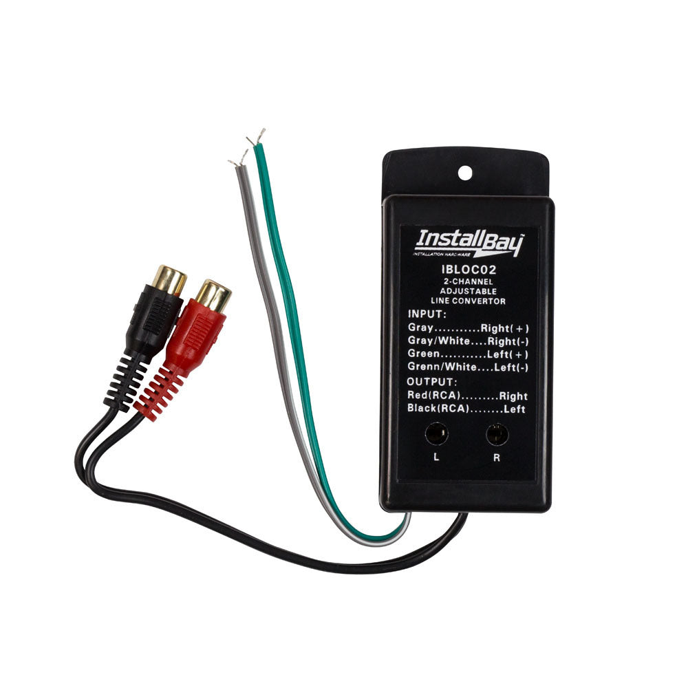 Install Bay IBLOC02 2 Channel 80 Watt Adjustable Level Converter - Each
