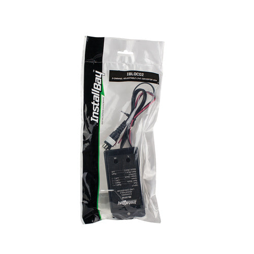 Install Bay IBLOC02 2 Channel 80 Watt Adjustable Level Converter - Each