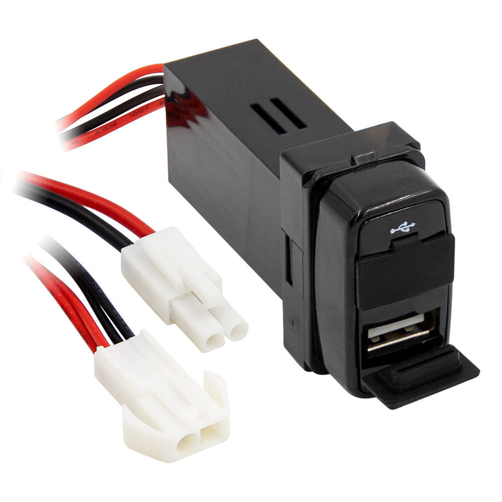 Install Bay IBR104 Dual 2.1A USB Compatible Fits for Mitsubishi 2004-2016 - Retail Pack