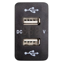 Charger l'image dans la galerie, Install Bay IBR106 Dual 2.1A USB Compatible Fits for Toyota W/Volt 2003-2015 - Retail Pack