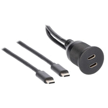 Charger l'image dans la galerie, Install Bay IBR113 Dual USB-C Charge And Data Flush Mount - Retail Pack