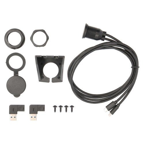 Install Bay IBR113 Dual USB-C Charge And Data Flush Mount - Retail Pack