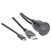 Charger l'image dans la galerie, Install Bay IBR114 USB + USB-C Charge And Data Flush Mount - Retail Pack
