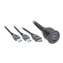 Charger l'image dans la galerie, Install Bay IBR115 HDMI® + 2 USB 3.0 Flush Mount - Retail Pack