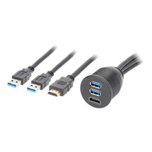 Charger l'image dans la galerie, Install Bay IBR115 HDMI® + 2 USB 3.0 Flush Mount - Retail Pack