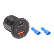 Charger l'image dans la galerie, Install Bay IBR117 Type C + USB 3.0 4X Charge + Voltmeter Flush Mount - Retail Pack