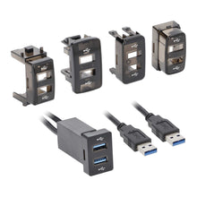 Charger l'image dans la galerie, Install Bay IBR138 USB Kit USB-A Male USB-A Female