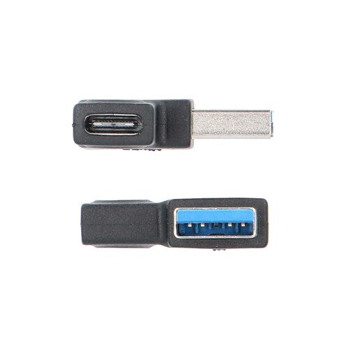 Install Bay IBR139 USB-A 3.0 To USB-C 2.0 Right Angle Adapter