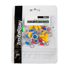 Charger l'image dans la galerie, Install Bay IBR17 Assorted Ring Terminals 5/16 &amp; 3/5 IN Vinyl - Retail Pack