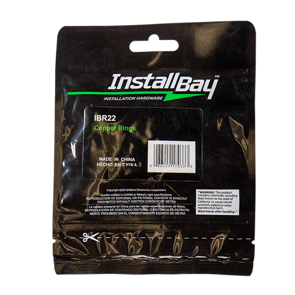 Install Bay IBR22 Assorted Rings Large Gauge Copper - Retail Pack