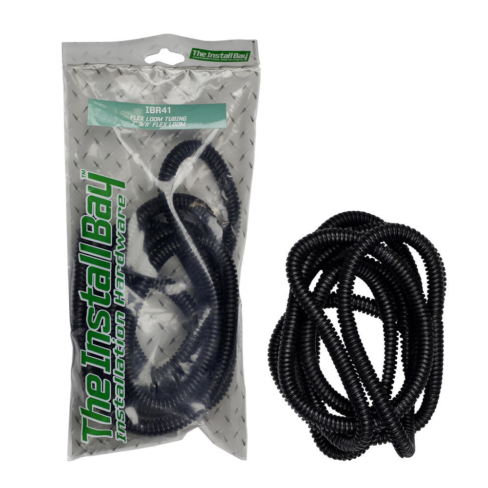 Install Bay IBR41 Flex Loom Tubing 7 Feet long - 3/8 Inch Dia - Retail Pack