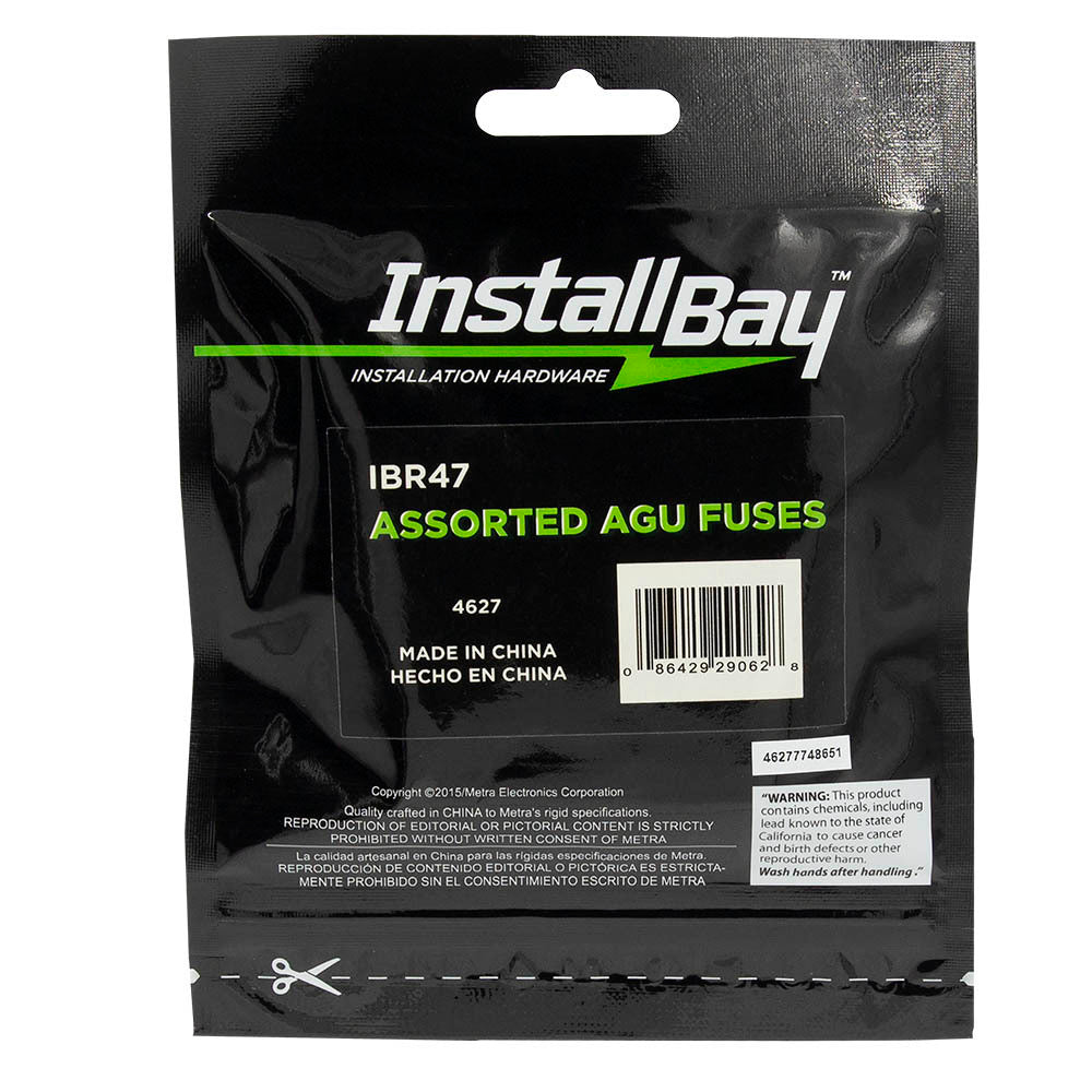 Install Bay IBR47 AGU ASSORTED FUSES - 3 EA - 60 /80 AMP - Retail Pack