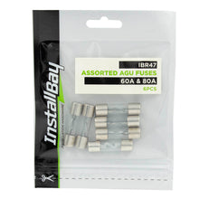 Load image into Gallery viewer, Install Bay IBR47 AGU ASSORTED FUSES - 3 EA - 60 /80 AMP - Retail Pack