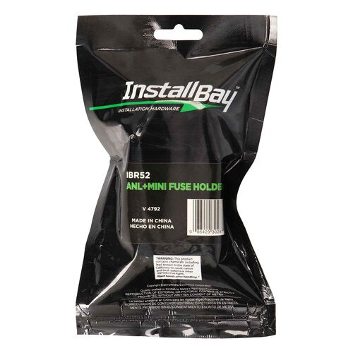 Install Bay IBR52 ANL/MANL Fuse Holder - NICKEL - Retail Pack