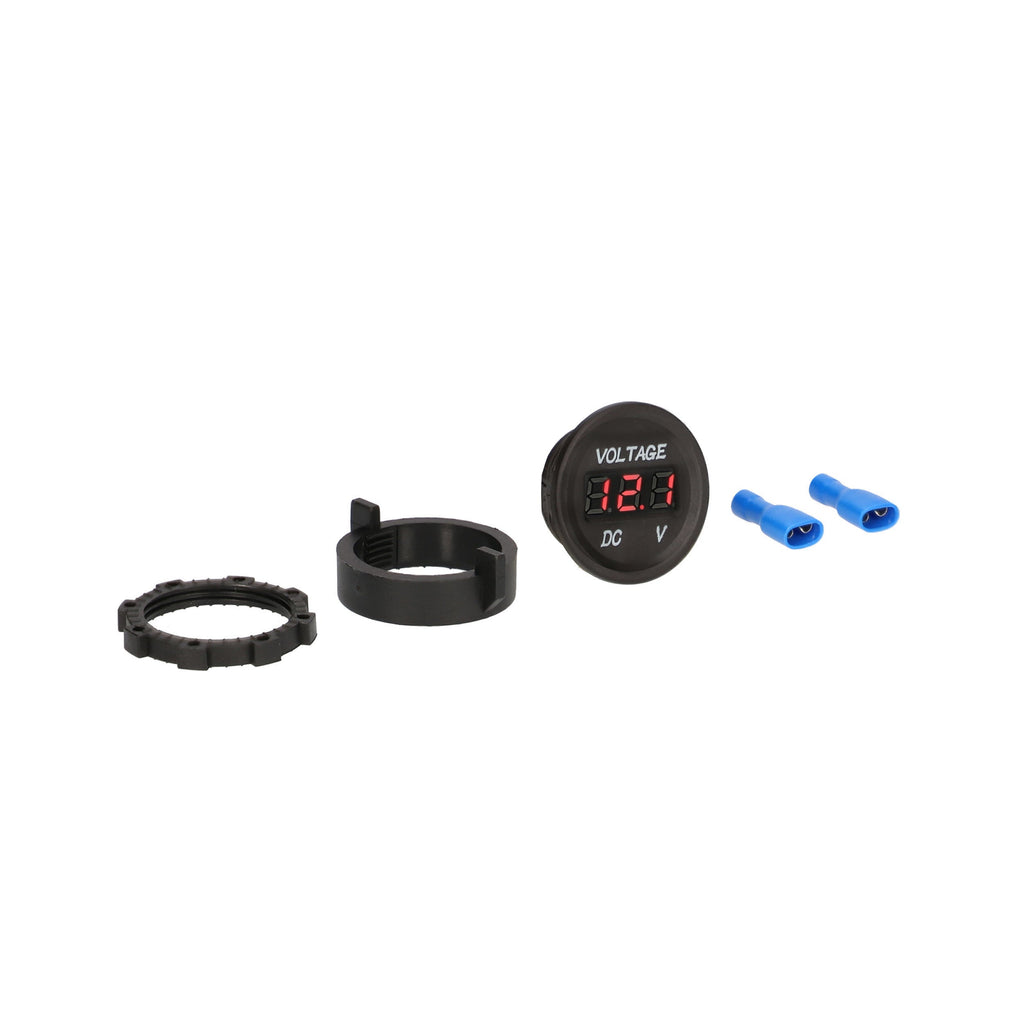 Install Bay IBR56 Mini Voltage Meter with Hardware - Retail Pack