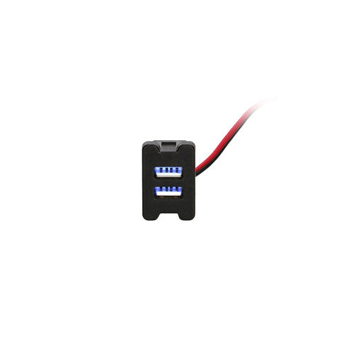 Install Bay IBR66 Toyota Style Knockout USB Car Charger - Retail Pack