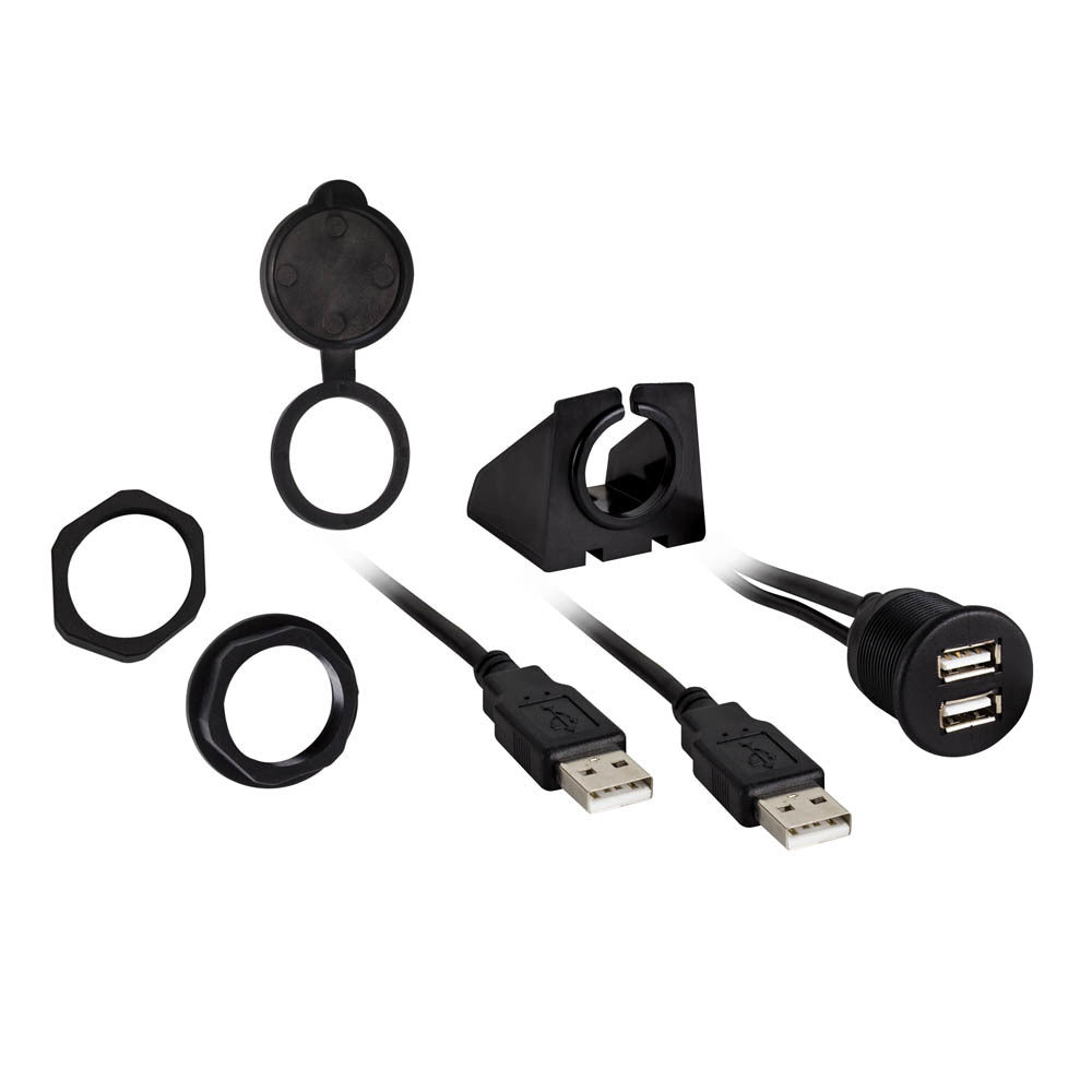 Install Bay IBR74 DUAL USB Pass Through Extension - Retail Pack