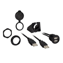 Charger l'image dans la galerie, Install Bay IBR74 DUAL USB Pass Through Extension - Retail Pack