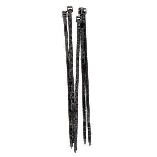 Install Bay IBR82 Black Cable Ties 4in 18lb - 36 Piece Retail Pack