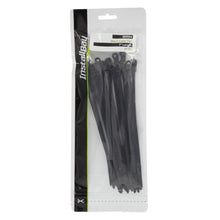 Charger l'image dans la galerie, Install Bay IBR84 Black Cable Ties 7in 40lb Mounting Head - 24 Piece Retail Pk