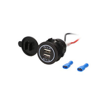Load image into Gallery viewer, Install Bay IBR86 Dual USB Charger 4.2 Amp Flush Mount - White - Retail Pack
