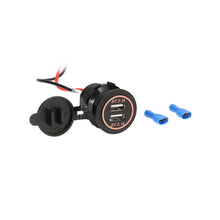 Charger l'image dans la galerie, Install Bay IBR89 Dual USB Charger 4.2 Amp Flush Mount - Orange - Retail Pack