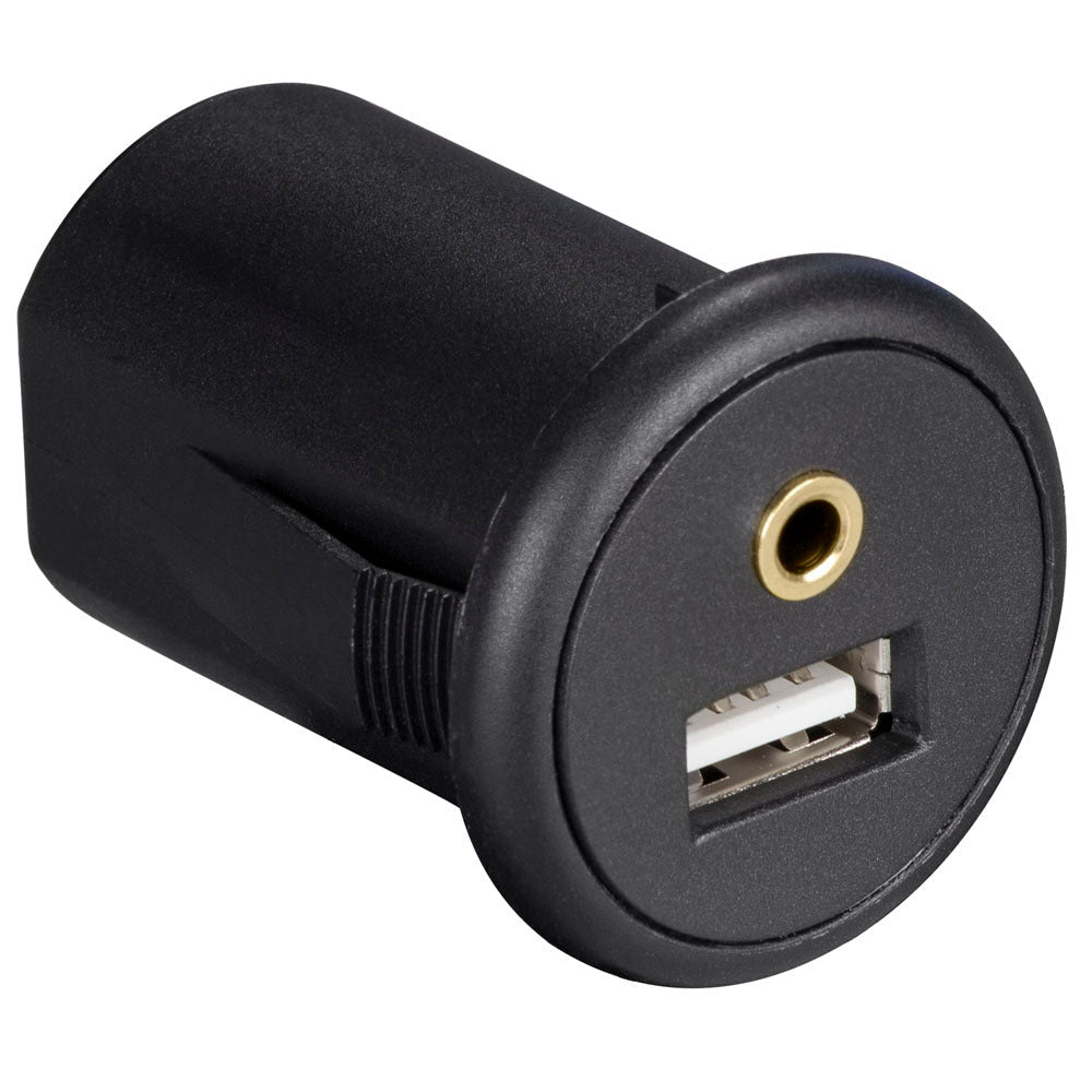 Install Bay IBR91 Snap-in Extension Cable-USB/3.5MM Ports Round - Retail Pack