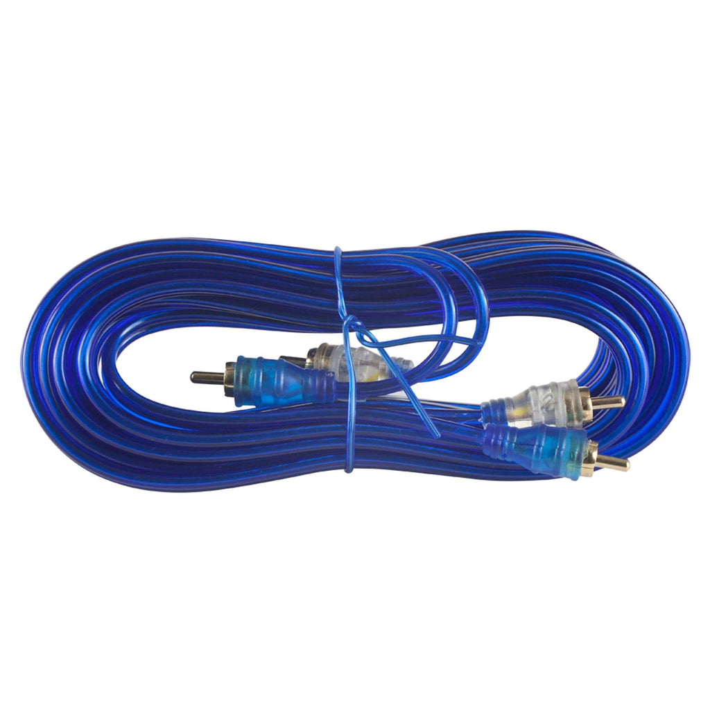 Install Bay IBRCA5M Compact End Blue RCA Cables 5 m - Each