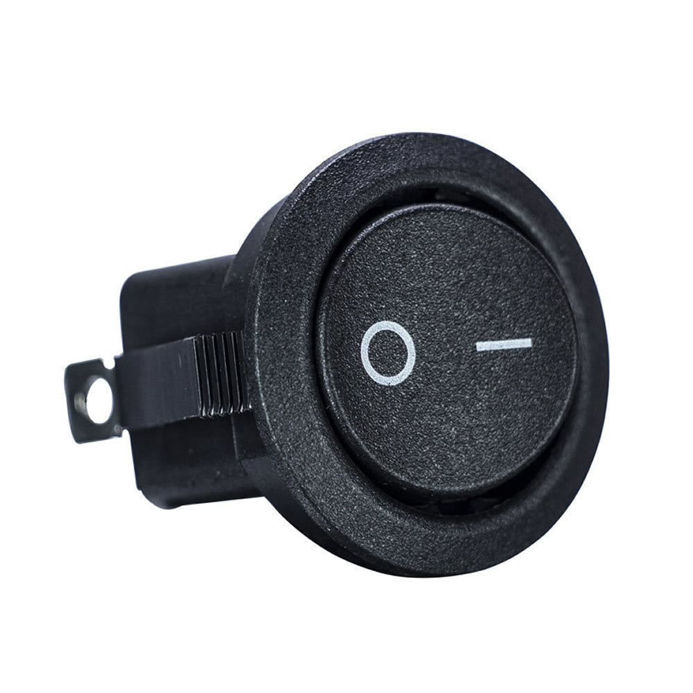 Install Bay IBRRMOM Round Rocker Momentary Switch - Package of 5