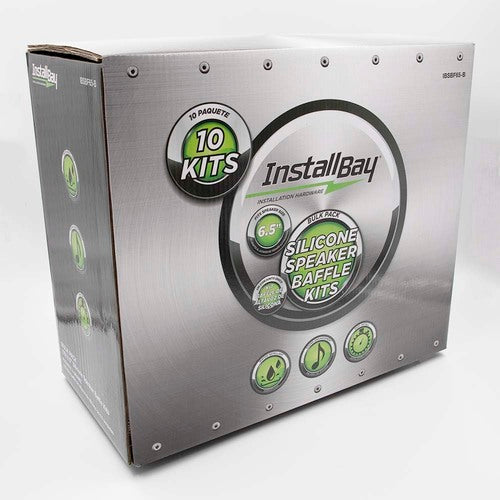 Install Bay IBSBF65-B Speaker Baffle Kit 6.5 Inch - (x2) 10 Packs