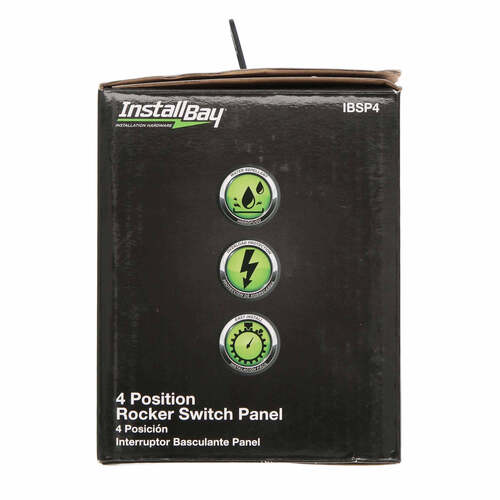 Install Bay IBSP4 Panel Switches - 4 Switch Panel - Each