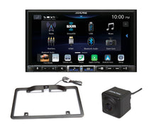 Charger l&#39;image dans la galerie, Alpine iLX-507 7&quot; Digital multimedia receiver+Alpine HCE-C1100 Backup camera surface-mount+ Alpine KTX-C10LP License plate mounting kit for select Alpine rear-view cameras