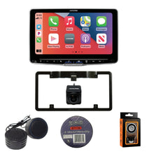 Charger l'image dans la galerie, Alpine ILX-F509+KTX-C10LP+HCE-C1100 9" Receiver Android CarPlay + Frame Back Up Cam
