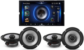 Alpine ILX-W670 In-dash Receiver & 2 Pair S2-S65 6.5