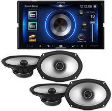 Load image into Gallery viewer, Alpine ILX-W670 Digital In-dash Receiver &amp; 2 Alpine S2-S69 Type S 6x9 Coaxial Speaker
