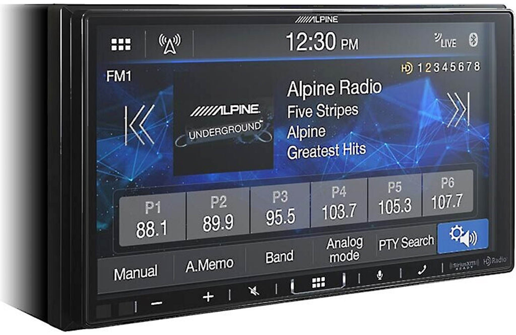 Alpine iLX-407 7" Digital receiver, HCE-C1100 camera KTX-C10LP License plate kit