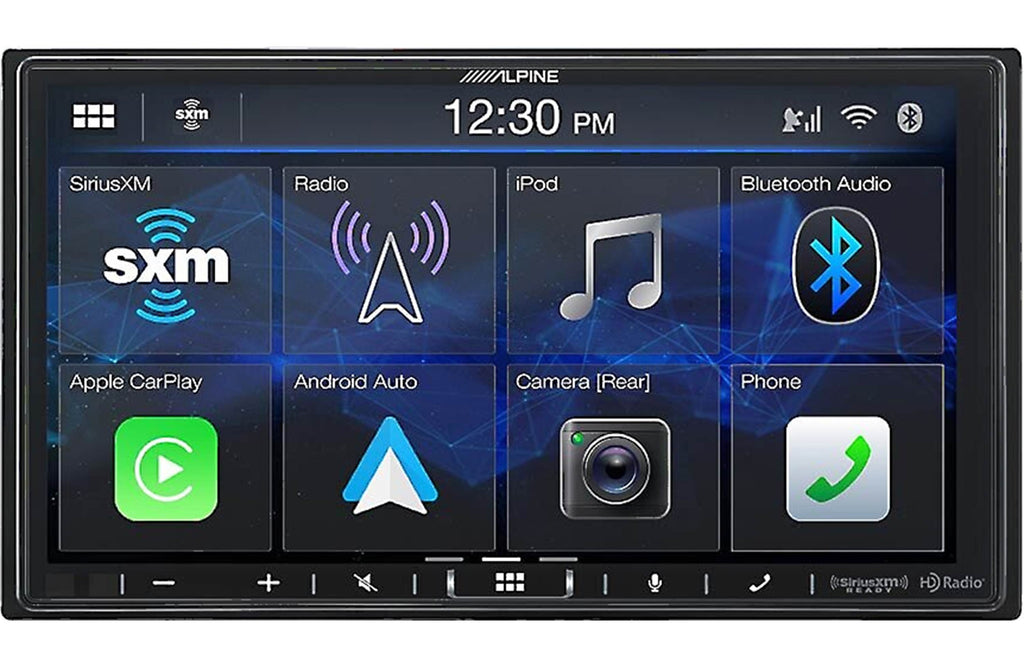 Alpine iLX-407 7" Digital receiver + Steering Wheel Control Magnet Phone Holder