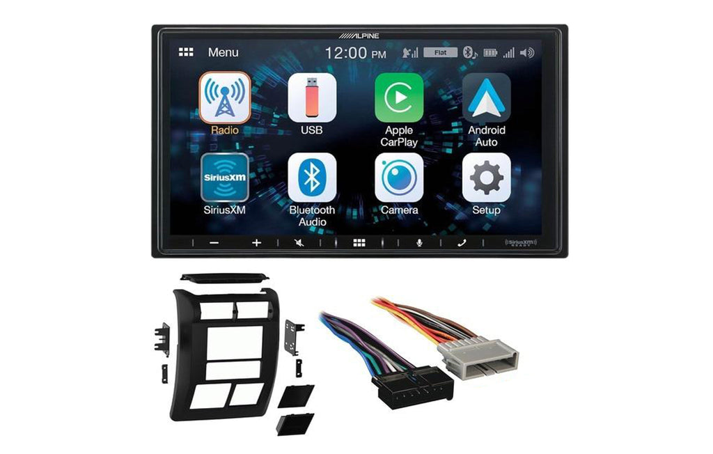 Alpine ILX-W670 7" Shallow-Chassis Multimedia Receiver for Jeep 97-02 Dash Kit, Wiring Harness