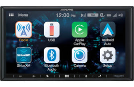 Alpine ILX-W670 with Alpine KTA-200M Mono and KTA-450 4-Channel Amps with S-SB12V 12