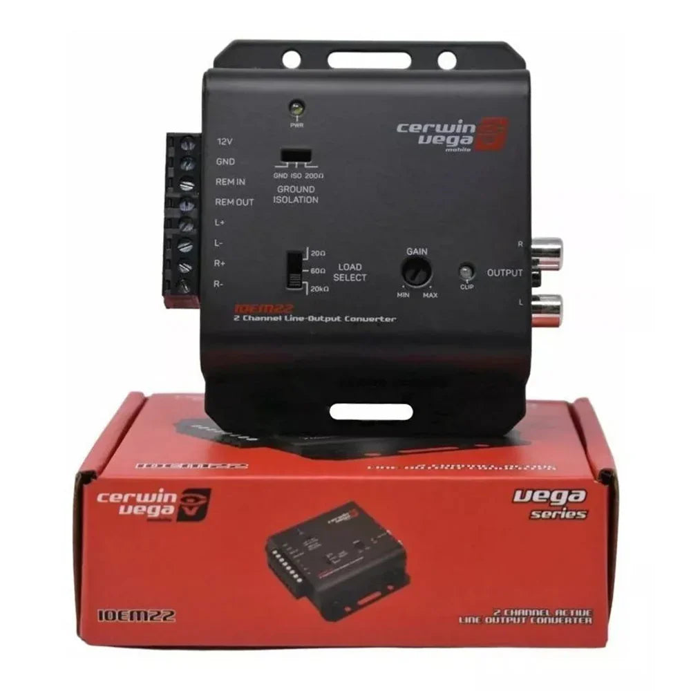 Cerwin Vega IOEM22 2 Channel Line Output Converter 2-In, 2-Out
