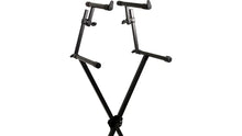Load image into Gallery viewer, Ultimate Support IQ-X-200 IQ Series® Second tier solution for IQ-X 1000, IQ-x-2000 and stands with .788-1" diameter tubing.