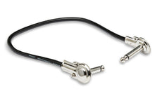 Charger l'image dans la galerie, Hosa IRG-101 Low-profile Right Angle to Right Angle Guitar Patch Cable - 1 foot
