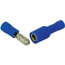 Load image into Gallery viewer, Install Bay BNFB180 Blue Nylon Female Bullet Connector 16-14 Gauge.180 100P