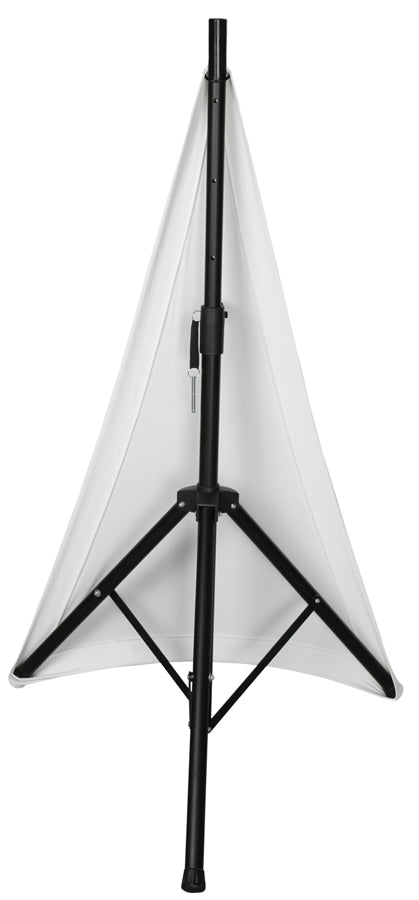 JBL Bags JBL-STAND-STRETCH-COVER-WH-1 Stretchy White Tripod Stand Cover - 1 Side